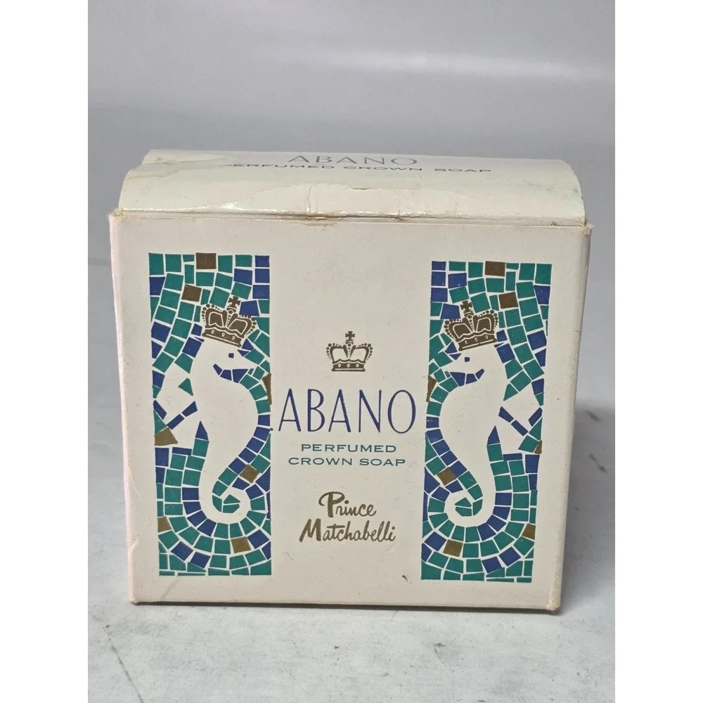Vintage Prince Matchabelli Abano Perfumed Bath Crown Soap Rare